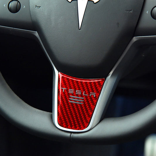 Carbon Fiber Steering Wheel Bottom Decorative Cover